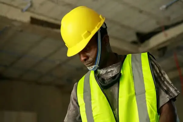 Construction labor workers working on site